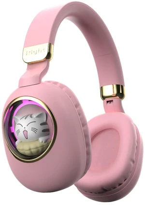 Kids Headphones Wired - Pink Noise Cancelling Wireless Headphones for Kids for School - Over Ear Light Up Foldable Cat Bluetooth Gaming Headset with Microphone for iPad Kindle Tablet PC Travel Kids Headphones Wired - Pink Noise Cancelling Wireless Headphones for Kids for School - Over Ear Light Up Foldable Cat Bluetooth Gaming Headset with Microphone for iPad Kindle Tablet PC Travel