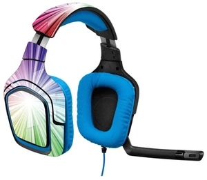 Skin Compatible with Logitech G430 Gaming Headset - Rainbow Explosion | Protective, Durable, and Unique Vinyl Decal wrap Cover | Easy to Apply, Remove, and Change Styles | Made in The USA Skin Compatible with Logitech G430 Gaming Headset - Rainbow Explosion | Protective, Durable, and Unique Vinyl Decal wrap Cover | Easy to Apply, Remove, and Change Styles | Made in The USA