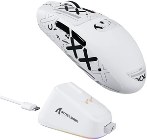 G3 Pro Wireless Gaming Mouse with Magnetic Charging Dock,White | PixArt PAW3311 Gaming Sensor,BT/2.4G Wireless/Wired Gaming Mouse,25K DPI,Tape,59g Ultra-Lightweight Gamer Mice for PC/PS4/Mac G3 Pro Wireless Gaming Mouse with Magnetic Charging Dock,White | PixArt PAW3311 Gaming Sensor,BT/2.4G Wireless/Wired Gaming Mouse,25K DPI,Tape,59g Ultra-Lightweight Gamer Mice for PC/PS4/Mac