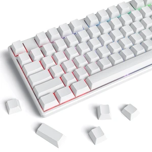 128 Key Blank Keycaps, Thick PBT, Custom Gaming Keycaps, Minimalist White Keycap for US/ISO Layout 60% 65% 75% Mechanical Keyboard(White) 128 Key Blank Keycaps, Thick PBT, Custom Gaming Keycaps, Minimalist White Keycap for US/ISO Layout 60% 65% 75% Mechanical Keyboard(White)