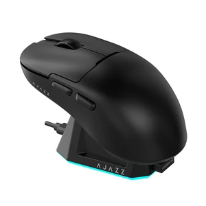 AJ159P MC Wireless Gaming Mouse, PAW3311 Sensor 1000 Rate, 12000 DPI, 2.4 GHz/USB-C/Bluetooth, RGB Charging Dock, 400 mAh Battery, Ultra-Lightweight 56-gram Design, Compatible with PC and Mac AJ159P MC Wireless Gaming Mouse, PAW3311 Sensor 1000 Rate, 12000 DPI, 2.4 GHz/USB-C/Bluetooth, RGB Charging Dock, 400 mAh Battery, Ultra-Lightweight 56-gram Design, Compatible with PC and Mac