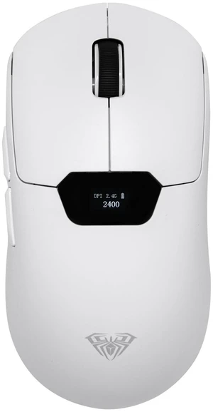 Aula SC390 Lightweight Gaming Mouse with Display Screen | 2.4G/USB-C/BT Wireless Mouse w/ 400mAh Battery, Adjustable 20,000 DPI, 1000 Polling Rate, PAW3311 Sensor, for Win/Mac (White) Aula SC390 Lightweight Gaming Mouse with Display Screen | 2.4G/USB-C/BT Wireless Mouse w/ 400mAh Battery, Adjustable 20,000 DPI, 1000 Polling Rate, PAW3311 Sensor, for Win/Mac (White)