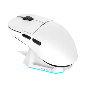 AJ159P MC Wireless Gaming Mouse, PAW3311 Sensor 1000 Rate, 12000 DPI, 2.4 GHz/USB-C/Bluetooth, RGB Charging Dock, 400 mAh Battery, Ultra-Lightweight 56-gram Design, Compatible with PC and Mac AJ159P MC Wireless Gaming Mouse, PAW3311 Sensor 1000 Rate, 12000 DPI, 2.4 GHz/USB-C/Bluetooth, RGB Charging Dock, 400 mAh Battery, Ultra-Lightweight 56-gram Design, Compatible with PC and Mac