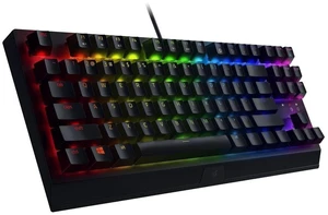 BlackWidow V3 Tenkeyless Mechanical Gaming Keyboard: Razer Mechanical Switches - Chroma RGB Lighting - Compact Form Factor - Programmable Macro Functionality - USB Passthrough BlackWidow V3 Tenkeyless Mechanical Gaming Keyboard: Razer Mechanical Switches - Chroma RGB Lighting - Compact Form Factor - Programmable Macro Functionality - USB Passthrough