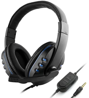 3.5mm Wired Gaming Headphones Over Ear Game Headset Noise Canceling Earphone with Microphone Control for PC Lap Smart Phone 3.5mm Wired Gaming Headphones Over Ear Game Headset Noise Canceling Earphone with Microphone Control for PC Lap Smart Phone