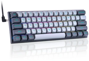 Hz-61 60% Wired RGB Gaming Keyboard, Magnetic Switch, Hot-Swap | 8000Hz polling, rapid trigger, DKS/MT/TGL, 14 RGB modes, double-shot PBT keycaps, Type-C detachable, compact design. Hz-61 60% Wired RGB Gaming Keyboard, Magnetic Switch, Hot-Swap | 8000Hz polling, rapid trigger, DKS/MT/TGL, 14 RGB modes, double-shot PBT keycaps, Type-C detachable, compact design.