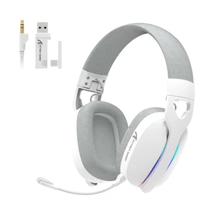 L90 Over-Ear Wireless Gaming Headphone with Mic - White | 2.4GHz/Bluetooth/Wired, 40mm Driver, 7.1 Surround Sound, Foldable, Ultra-Light, RGB, Customizable, Ergonomic, for PS4/PS5/PC L90 Over-Ear Wireless Gaming Headphone with Mic - White | 2.4GHz/Bluetooth/Wired, 40mm Driver, 7.1 Surround Sound, Foldable, Ultra-Light, RGB, Customizable, Ergonomic, for PS4/PS5/PC