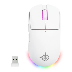 G6 Wireless Gaming Mouse,24000 DPI Adjustable,72g Lightweight Mouse,1000Hz Polling Rate,Tir-Mode BT/2.4G/ Wired Gaming Mouse,750mAh Battery,with Grip Tape for Gamer/Office/PC/Mac,White G6 Wireless Gaming Mouse,24000 DPI Adjustable,72g Lightweight Mouse,1000Hz Polling Rate,Tir-Mode BT/2.4G/ Wired Gaming Mouse,750mAh Battery,with Grip Tape for Gamer/Office/PC/Mac,White