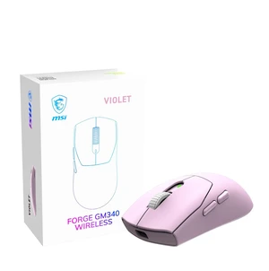Forge GM340 W Violet Gaming Mouse, 12800 DPI, 50M+ Clicks Micro Switch, Optical Sensor, Ergonomic Ambitextrous Hand Design, RGB Light Forge GM340 W Violet Gaming Mouse, 12800 DPI, 50M+ Clicks Micro Switch, Optical Sensor, Ergonomic Ambitextrous Hand Design, RGB Light