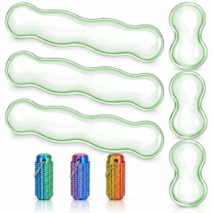 YEAHACLUB 9-Piece Clear Gel Keyboard & Mouse Wrist Rest Set, Green | Including 3 Little Ouchies Fidget Toys, Ergonomic Silicone Support for Typing, Gaming, Office and Laptop Use YEAHACLUB 9-Piece Clear Gel Keyboard & Mouse Wrist Rest Set, Green | Including 3 Little Ouchies Fidget Toys, Ergonomic Silicone Support for Typing, Gaming, Office and Laptop Use
