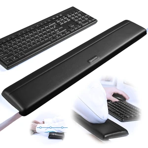 UnivoColors Long Arm Rest for Desk Edges,PU Leather,Non-Slip,Memory Foam,Desk Edge Support,Ergonomic Design for Long-Hour Work(23.6 * 3.9 inch One-Piece Design of Black) UnivoColors Long Arm Rest for Desk Edges,PU Leather,Non-Slip,Memory Foam,Desk Edge Support,Ergonomic Design for Long-Hour Work(23.6 * 3.9 inch One-Piece Design of Black)