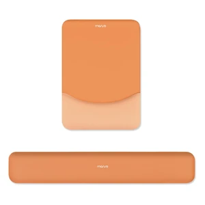 MOSISO Wrist Rest Support Mouse Pad & Keyboard Set, Cosmic Orange | Rectangular Ergonomic Mousepad, Non-Slip Base, Home/Office Pain Relief & Easy Typing, Neoprene Cloth & Raised Silicone Lining MOSISO Wrist Rest Support Mouse Pad & Keyboard Set, Cosmic Orange | Rectangular Ergonomic Mousepad, Non-Slip Base, Home/Office Pain Relief & Easy Typing, Neoprene Cloth & Raised Silicone Lining