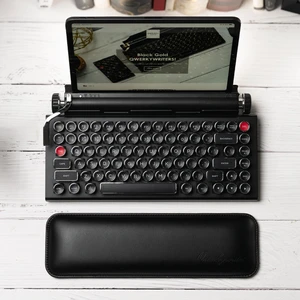 QWERKYTOYS Qwerkywriter Official PU Leather Wrist Rest 13x4 inches Doesn't Include Keyboard QWERKYTOYS Qwerkywriter Official PU Leather Wrist Rest 13x4 inches Doesn't Include Keyboard