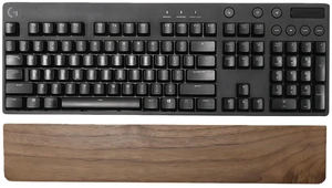 HUACUESY Walnut Wood Wrist Pad - Ergonomic, Inclined, Anti-Slip, 104-Key | Handcrafted Solid Wood, Ergonomic Grooved/Inclined Design, Silicone/Anti-Slip Base, Compatible with Mouse & Keyboards HUACUESY Walnut Wood Wrist Pad - Ergonomic, Inclined, Anti-Slip, 104-Key | Handcrafted Solid Wood, Ergonomic Grooved/Inclined Design, Silicone/Anti-Slip Base, Compatible with Mouse & Keyboards