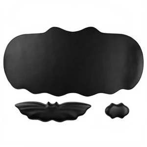 Tscuite Bat Mouse Pad, 3 in 1 PU Leather Mousepad with Keyboard Wrist Rest | Keyboard & Mouse Wrist Rest, Ergonomic Bat Wrist Rest Waterproof Leather Surface, Memory Foam, for Home Office Tscuite Bat Mouse Pad, 3 in 1 PU Leather Mousepad with Keyboard Wrist Rest | Keyboard & Mouse Wrist Rest, Ergonomic Bat Wrist Rest Waterproof Leather Surface, Memory Foam, for Home Office