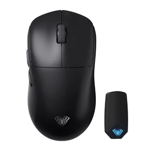 AULA SC800 Wireless Gaming Mouse, Black Gaming Mice & 26000 DPI, 37g | Ultra-Lightweight Mouse, PAW3395 Sensor, 8KHz Polling Rate, Programmable Buttons, BT5.0/2.4G/USB-C Rechargeable Mouse Gamer AULA SC800 Wireless Gaming Mouse, Black Gaming Mice & 26000 DPI, 37g | Ultra-Lightweight Mouse, PAW3395 Sensor, 8KHz Polling Rate, Programmable Buttons, BT5.0/2.4G/USB-C Rechargeable Mouse Gamer
