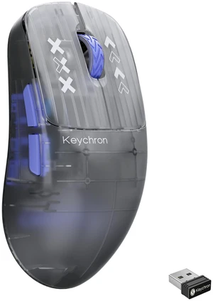 Keychron G3 8K Wireless Gaming Mouse, 30000 DPI- PAW 3950 Sensor, 47±3g Ultra-Lightweight, Wired/BT/2.4GHz, 160Hr Battery Life, 5 Programmable Buttons, Windows/Mac/Linux - Frosted Gray Keychron G3 8K Wireless Gaming Mouse, 30000 DPI- PAW 3950 Sensor, 47±3g Ultra-Lightweight, Wired/BT/2.4GHz, 160Hr Battery Life, 5 Programmable Buttons, Windows/Mac/Linux - Frosted Gray