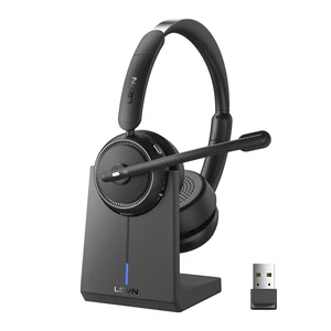 Wireless Headset with Mic for Work, Bluetooth Headset with Microphone Noise Cancelling & Mute Button, 65H Working Time Wireless Headphones with Mic for Work/PC/Call Center/Computer/Laptop/Teams/Zoom Wireless Headset with Mic for Work, Bluetooth Headset with Microphone Noise Cancelling & Mute Button, 65H Working Time Wireless Headphones with Mic for Work/PC/Call Center/Computer/Laptop/Teams/Zoom