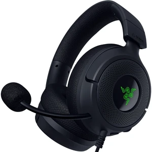 Razer Kraken V4 X Sensa HD Haptics Wired Gaming Headset | TriForce 40mm Drivers, HyperClear Cardioid Mic, 7.1 Surround Sound, Chroma RGB, Full Spectrum Immersion, HD Haptic Feedback Razer Kraken V4 X Sensa HD Haptics Wired Gaming Headset | TriForce 40mm Drivers, HyperClear Cardioid Mic, 7.1 Surround Sound, Chroma RGB, Full Spectrum Immersion, HD Haptic Feedback