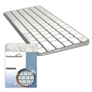 KeyboardMask Matte Finish Keyboard Cover Compatible with 2021 iMac Apple Wireless Magic Keyboard, 0.12mm Ultra Thin Fully Covered Flat Style Wipeable Anti-Dust Protector KeyboardMask Matte Finish Keyboard Cover Compatible with 2021 iMac Apple Wireless Magic Keyboard, 0.12mm Ultra Thin Fully Covered Flat Style Wipeable Anti-Dust Protector