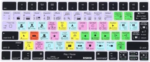 XSKN Final Cut Pro Shortcut FCP Hotkey Function Keyboard Cover Skin for 2015 Released Magic Keyboard MLA22LL/A MLA22B/A A1644 (EU&US Layout, Magic Keyboard A1644) XSKN Final Cut Pro Shortcut FCP Hotkey Function Keyboard Cover Skin for 2015 Released Magic Keyboard MLA22LL/A MLA22B/A A1644 (EU&US Layout, Magic Keyboard A1644)