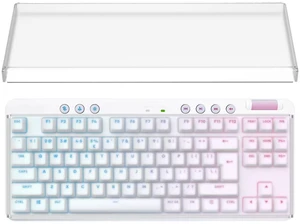 Tenkeyless TKL Keyboard Dust Cover, Frosted Acrylic Keypads Cover for 80% Compact 87 Key Computer Mechanical Gaming Wireless Portable Keyboard, Compatible with Logitech G715, G713