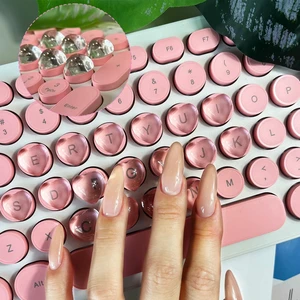 Transparent Glass Nail Keyboard Cover 80 Raised Keyboard Stickers, Nail-Safe Bubble-Free Typing, Clear PC/Laptop/Desktop/Calculator Key Covers (Love) Transparent Glass Nail Keyboard Cover 80 Raised Keyboard Stickers, Nail-Safe Bubble-Free Typing, Clear PC/Laptop/Desktop/Calculator Key Covers (Love)