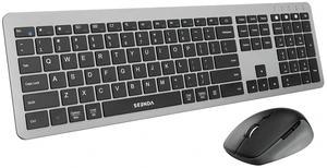 Seenda Dark Gray Wireless Keyboard and Mouse Combo, Bluetooth & 2.4G Seenda Dark Gray Wireless Keyboard and Mouse Combo, Bluetooth & 2.4G