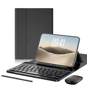 Compatible with iPhone Duo 4-in-1 Mini Wireless Keyboard and Mouse Combo | 7.9" Compact Small Keyboard, Mouse & Stylus Pen, Leather Cover, Portable Accessories for iPhone Duo, for Travel & Office Use Compatible with iPhone Duo 4-in-1 Mini Wireless Keyboard and Mouse Combo | 7.9" Compact Small Keyboard, Mouse & Stylus Pen, Leather Cover, Portable Accessories for iPhone Duo, for Travel & Office Use