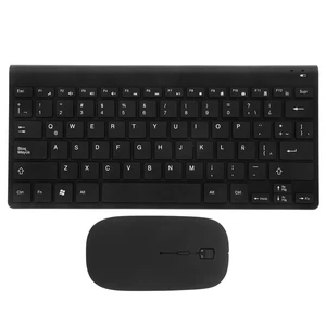 Mikinona Keyboard and Mouse Combo Latin Spanish Layout Resin Material Cordless Computer Keyboard with Mouse for Typing and Study Mikinona Keyboard and Mouse Combo Latin Spanish Layout Resin Material Cordless Computer Keyboard with Mouse for Typing and Study