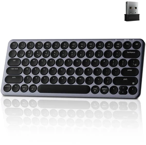 Keychron B3 Pro Ultra-Slim Portable Silent Bluetooth Keyboard, Space Gray | Silent scissor keys with Bluetooth, 2.4 GHz and USB-C in a lightweight 410 g design for Mac, Windows and Linux. Keychron B3 Pro Ultra-Slim Portable Silent Bluetooth Keyboard, Space Gray | Silent scissor keys with Bluetooth, 2.4 GHz and USB-C in a lightweight 410 g design for Mac, Windows and Linux.