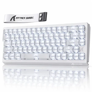 SHARK X68 HE 8K Rapid Trigger Mechanical Gaming Keyboard, Ice Ninja | 0.01mm RT Accuracy, 0.125ms Latency, 60% TKL, Adjustable Actuation, Snap Tap, RGB Lighting Magnetic Wired Keyboard for PC/Mac SHARK X68 HE 8K Rapid Trigger Mechanical Gaming Keyboard, Ice Ninja | 0.01mm RT Accuracy, 0.125ms Latency, 60% TKL, Adjustable Actuation, Snap Tap, RGB Lighting Magnetic Wired Keyboard for PC/Mac