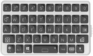 EXknight Mini Keyboard - Wireless Bluetooth Keyboard, Retro Clicky Style | Black&White, Compatible With iOS, iPhone, iPad, Mac, Android, Smartphone & Tablet EXknight Mini Keyboard - Wireless Bluetooth Keyboard, Retro Clicky Style | Black&White, Compatible With iOS, iPhone, iPad, Mac, Android, Smartphone & Tablet