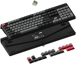 Keychron C4 HE 8K Full-Size Hall Effect Magnetic Keyboard, Launcher with Rapid Trigger, Wired, Magnetic Switches, Cherry Profile PBT Keycaps for Mac Windows Linux - Black Keychron C4 HE 8K Full-Size Hall Effect Magnetic Keyboard, Launcher with Rapid Trigger, Wired, Magnetic Switches, Cherry Profile PBT Keycaps for Mac Windows Linux - Black