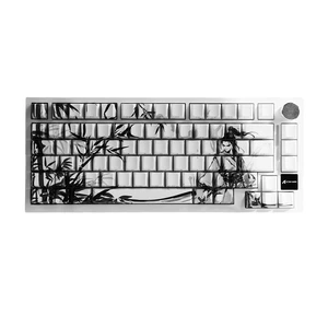 ATTACK SHARK X820ULTRA Wireless Gaming Mechanical Keyboard with TFT Smart Display&Knob,Side Printed PBT,Gasket Mounted 75% TKL Keyboard,BT5.0/2.4GHz/USB-C,RGB Black Warrior ATTACK SHARK X820ULTRA Wireless Gaming Mechanical Keyboard with TFT Smart Display&Knob,Side Printed PBT,Gasket Mounted 75% TKL Keyboard,BT5.0/2.4GHz/USB-C,RGB Black Warrior