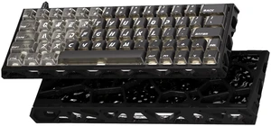 XVX Trooper63 HE Hall Effect Keyboard,Dual RGB Aluminum Phantom Black | Hall effect magnetic switches, dual north-south RGB, CNC aluminum, 64 keys with arrows, hot-swap, wired only, matte black XVX Trooper63 HE Hall Effect Keyboard,Dual RGB Aluminum Phantom Black | Hall effect magnetic switches, dual north-south RGB, CNC aluminum, 64 keys with arrows, hot-swap, wired only, matte black