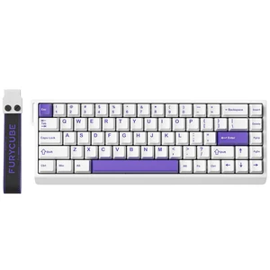 MERAYLAX Mechanical Gaming Keyboard Hall Effect Magnetic Switch,68 Keys Hot Swappable,0.01mm Adjustable RT/RS,8K, Portable One Hand Gaming Keypad for FPS & Rhythm Games PC/Mac,RGB(White) MERAYLAX Mechanical Gaming Keyboard Hall Effect Magnetic Switch,68 Keys Hot Swappable,0.01mm Adjustable RT/RS,8K, Portable One Hand Gaming Keypad for FPS & Rhythm Games PC/Mac,RGB(White)