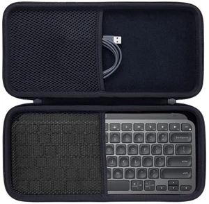 Aenllosi Hard Case for Logitech MX Keys Mini Advanced Keyboard, Black | EVA hard shell, Water-resistant design, Impact-resistant design, Protective case only Aenllosi Hard Case for Logitech MX Keys Mini Advanced Keyboard, Black | EVA hard shell, Water-resistant design, Impact-resistant design, Protective case only