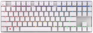 Cherry MX 8.2 TKL Wireless, Tenkeyless Mechanical Gaming Keyboard, Bluetooth, 2.4 GHz & Wired Mode, Multi-Device, Rechargeable, MX2A Blue Switches, White Cherry MX 8.2 TKL Wireless, Tenkeyless Mechanical Gaming Keyboard, Bluetooth, 2.4 GHz & Wired Mode, Multi-Device, Rechargeable, MX2A Blue Switches, White
