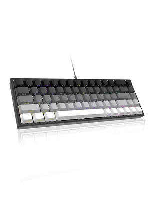 ZIPFORCE 68-Key Mechanical Keyboard, Blue Liner Switches, Type-C Wired Connection, Multi-Color Mixed Backlight, PBT Keycaps, 100 Million Keystroke Lifespan, Hot Swappable Compact Gaming Keyboard ZIPFORCE 68-Key Mechanical Keyboard, Blue Liner Switches, Type-C Wired Connection, Multi-Color Mixed Backlight, PBT Keycaps, 100 Million Keystroke Lifespan, Hot Swappable Compact Gaming Keyboard