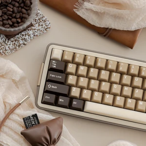 Retro PBT Keycaps Set 164Keys Cherry Profile Brown Keycaps 60% 65% 75% 100% Dye Sublimation Costom Key caps for Cherry Gateron MX Switches Mechanical Keyboards Retro PBT Keycaps Set 164Keys Cherry Profile Brown Keycaps 60% 65% 75% 100% Dye Sublimation Costom Key caps for Cherry Gateron MX Switches Mechanical Keyboards