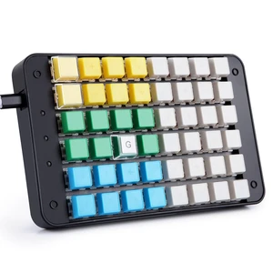 Koolertron One Handed Macro Mechanical Keyboard 48-Key | Fully programmable, 32 advanced macros,RGB backlit,USB Mini,ideal for gamers, cashiers, designers, and video editors Koolertron One Handed Macro Mechanical Keyboard 48-Key | Fully programmable, 32 advanced macros,RGB backlit,USB Mini,ideal for gamers, cashiers, designers, and video editors