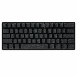 SOTRUST S68 Hall Effect Magnetic Switch Gaming Keyboard, Rapid Trigger, 0.01mm RT Precision, Adjustable Actuation, Hot-Swappable, RGB, Wired 68-Key for Win/Mac ABS Black Topographic Pattern Keycaps SOTRUST S68 Hall Effect Magnetic Switch Gaming Keyboard, Rapid Trigger, 0.01mm RT Precision, Adjustable Actuation, Hot-Swappable, RGB, Wired 68-Key for Win/Mac ABS Black Topographic Pattern Keycaps