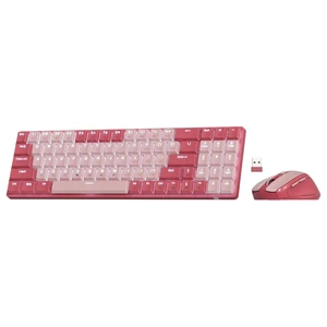 Redragon BS135 Wireless Keyboard and Mouse Combo, 75% 78 Keys 2.4Ghz Wireless Low-Profile Mechanical Keyboard w/Rechargeable Battery, Single Blue Blacklight, 2400 DPI Ergonomic Mouse Redragon BS135 Wireless Keyboard and Mouse Combo, 75% 78 Keys 2.4Ghz Wireless Low-Profile Mechanical Keyboard w/Rechargeable Battery, Single Blue Blacklight, 2400 DPI Ergonomic Mouse