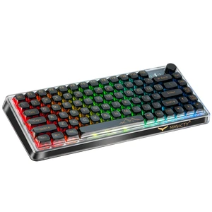 MMViCTY75% HotSwappable TriMode Mechanical Keyboard, Wireless BT5.0 2.4G USBC Gaming Keyboard with Volume Knob, PreLubed Linear Switch, RGB Backlit Metal Shell Compact Keyboard for PC Mac Gamers MMViCTY75% HotSwappable TriMode Mechanical Keyboard, Wireless BT5.0 2.4G USBC Gaming Keyboard with Volume Knob, PreLubed Linear Switch, RGB Backlit Metal Shell Compact Keyboard for PC Mac Gamers