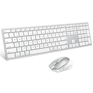 OMOTON Wireless Keyboard and Mouse Combo for Mac, Full-Size Metal Frame | Dual Bluetooth & 2.4G 3-in-1, Ultra-Slim Ergonomic Rechargeable, Compatible with MacBook iMac Mac mini, for Analysts & Office OMOTON Wireless Keyboard and Mouse Combo for Mac, Full-Size Metal Frame | Dual Bluetooth & 2.4G 3-in-1, Ultra-Slim Ergonomic Rechargeable, Compatible with MacBook iMac Mac mini, for Analysts & Office