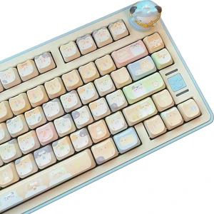 daixiahu Mao Height Cat Shape Theme keycaps PBT keycaps Customized keycap Set Suitable for 61/87/104/108 Cherry MX Switch and Other Mechanical Keyboards (Cute Mouse) daixiahu Mao Height Cat Shape Theme keycaps PBT keycaps Customized keycap Set Suitable for 61/87/104/108 Cherry MX Switch and Other Mechanical Keyboards (Cute Mouse)