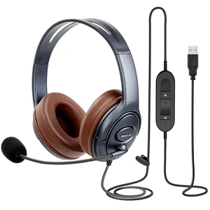 EMAIKER Noise Canceling USB Headphones with Microphone & in-Line Controls for Dragon Dictation, Over Ear PC Headphones for Office Work from Home Skype Teams Zoom Meeting WebEx Softphone EMAIKER Noise Canceling USB Headphones with Microphone & in-Line Controls for Dragon Dictation, Over Ear PC Headphones for Office Work from Home Skype Teams Zoom Meeting WebEx Softphone