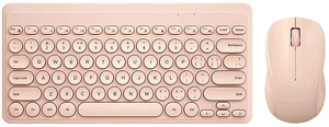 Compact Keyboard MouseCombo,JieruiDeng 79-Key Retro Mini Cute Computer Keyboard 2.4G USB Wireless and Silent Mice Set for Laptop Desktop PC iPad (Pink) Compact Keyboard MouseCombo,JieruiDeng 79-Key Retro Mini Cute Computer Keyboard 2.4G USB Wireless and Silent Mice Set for Laptop Desktop PC iPad (Pink)