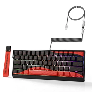 MAMBASNAKE X60 HE Magnetic Switch Keyboard Adjustable Actuation,BT/2.4G/Wired Tri-Mode 60% Percent Mechanical Gaming Keyboard,8KHz Polling Rate Rapid Trigger,Web Driver for Win/Mac-Black & Red MAMBASNAKE X60 HE Magnetic Switch Keyboard Adjustable Actuation,BT/2.4G/Wired Tri-Mode 60% Percent Mechanical Gaming Keyboard,8KHz Polling Rate Rapid Trigger,Web Driver for Win/Mac-Black & Red